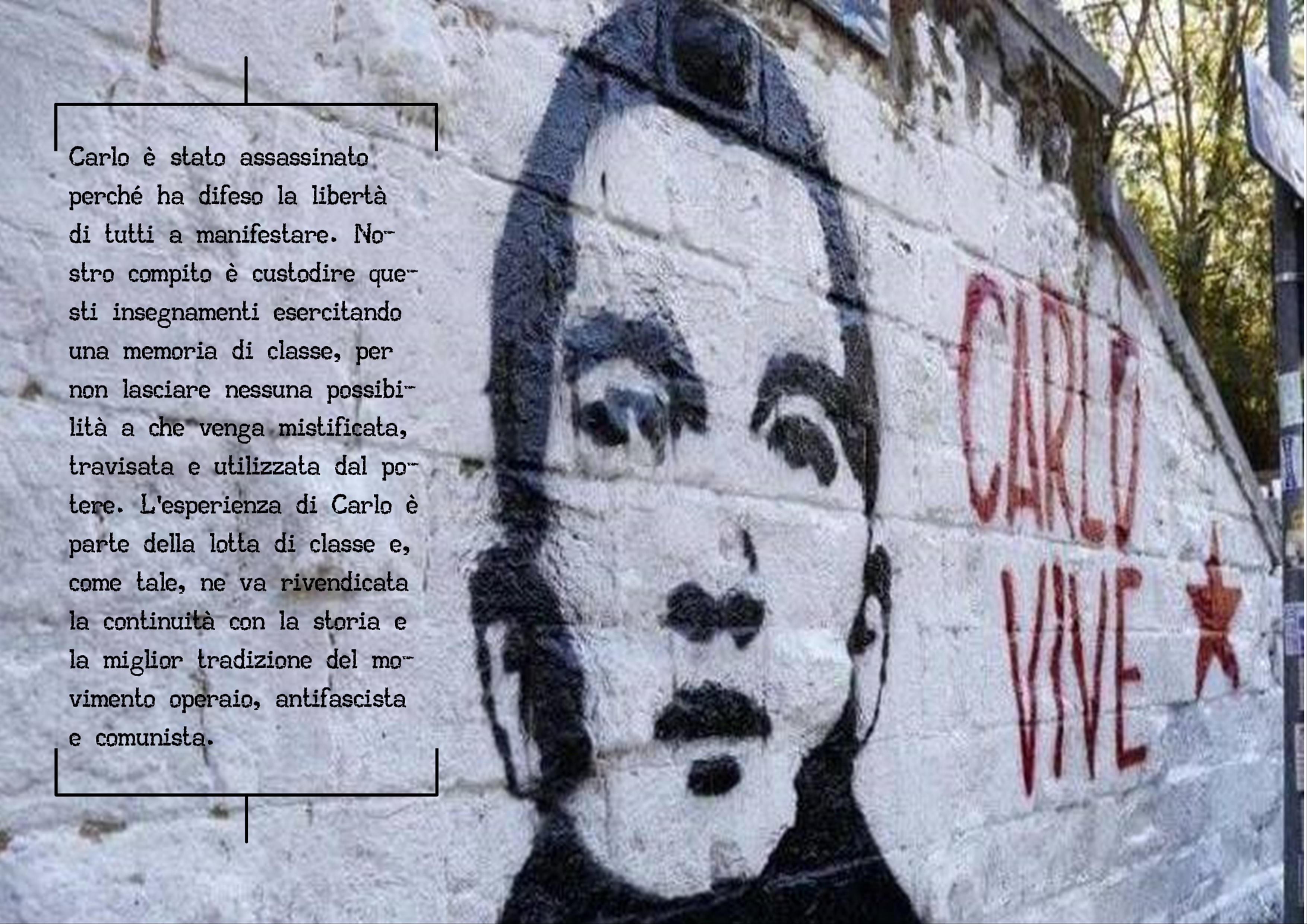In ricordo di Carlo Giuliani – Unione di Lotta per il Partito Comunista ...
