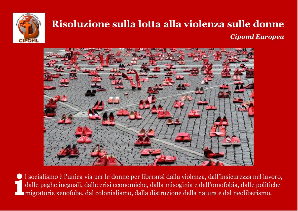 Cipoml Europea – risoluzione sulla lotta alla violenza sulle&nbsp;donne