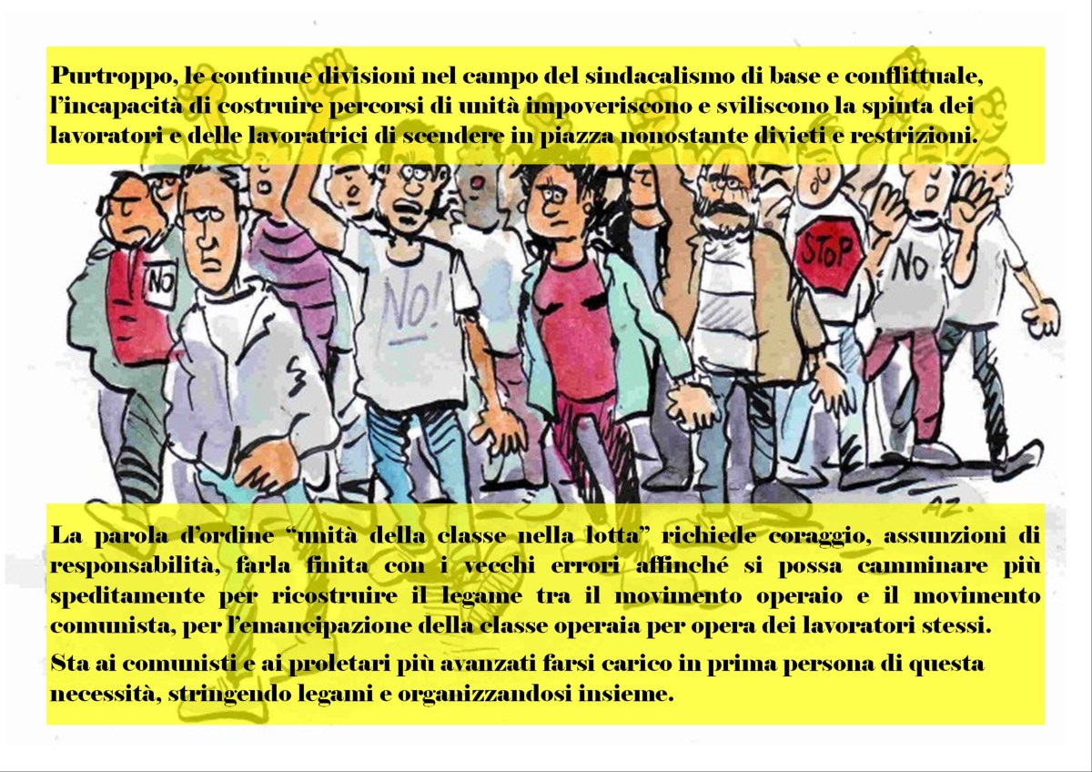Il desiderio di unità contro il nemico comune deve&nbsp;prevalere!