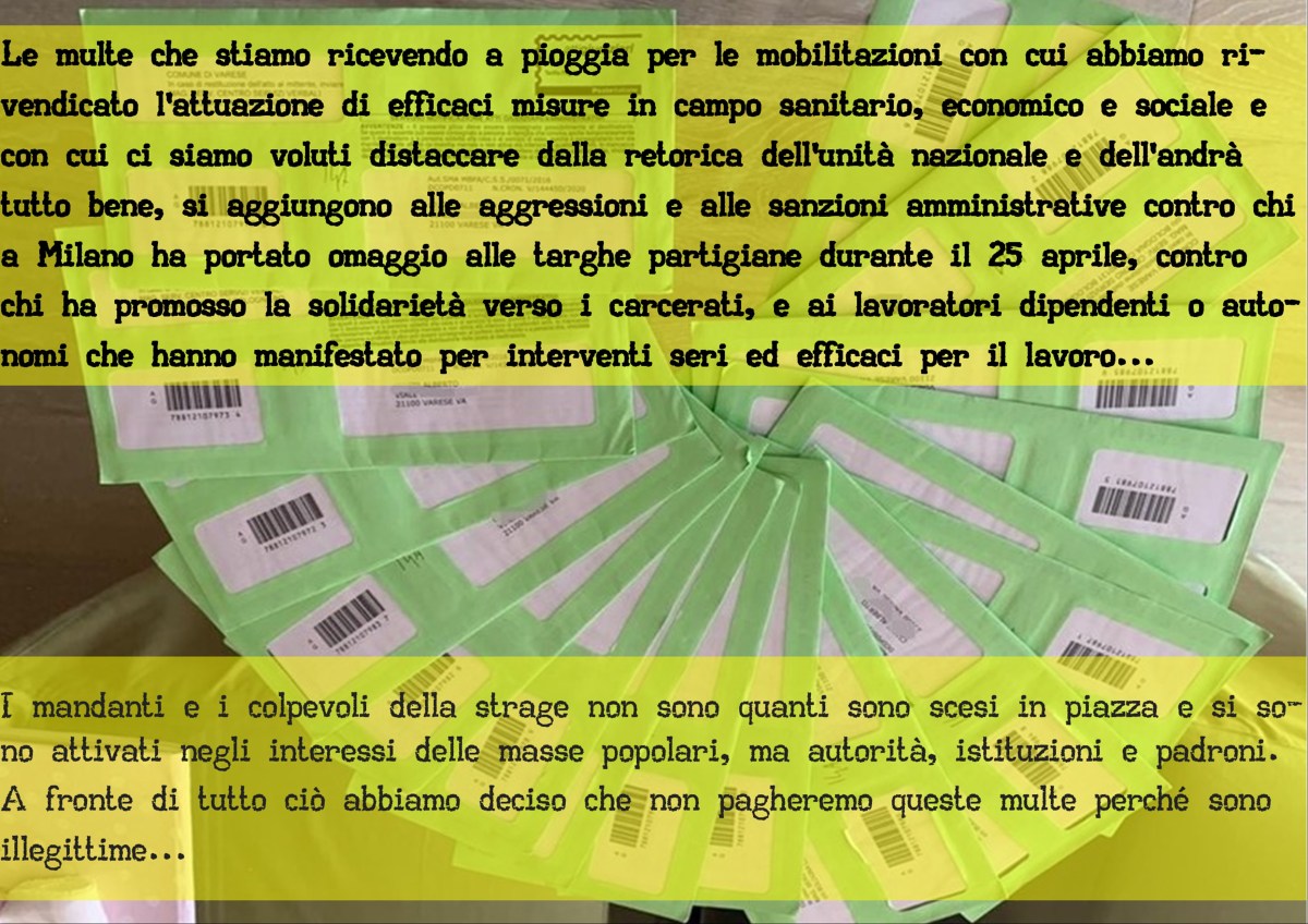 Unità e solidarietà contro lo stato di emergenza e la criminalizzazione delle&nbsp;lotte!