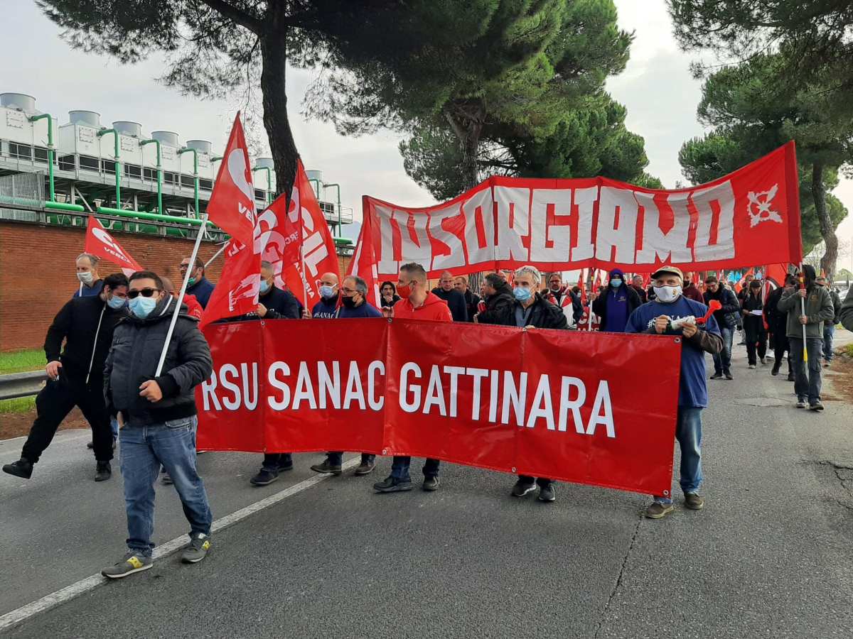 Solidarietà ai lavoratori, alle lavoratrici, alle Rsu&nbsp;SANAC