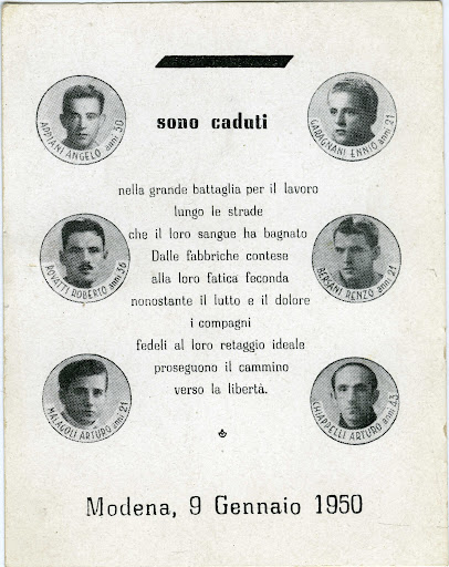 modena 9 gennaio 1950
