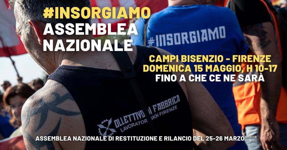 Per il rilancio  del 25-26 marzo, assemblea nazionale dei lavoratori&nbsp;GKN