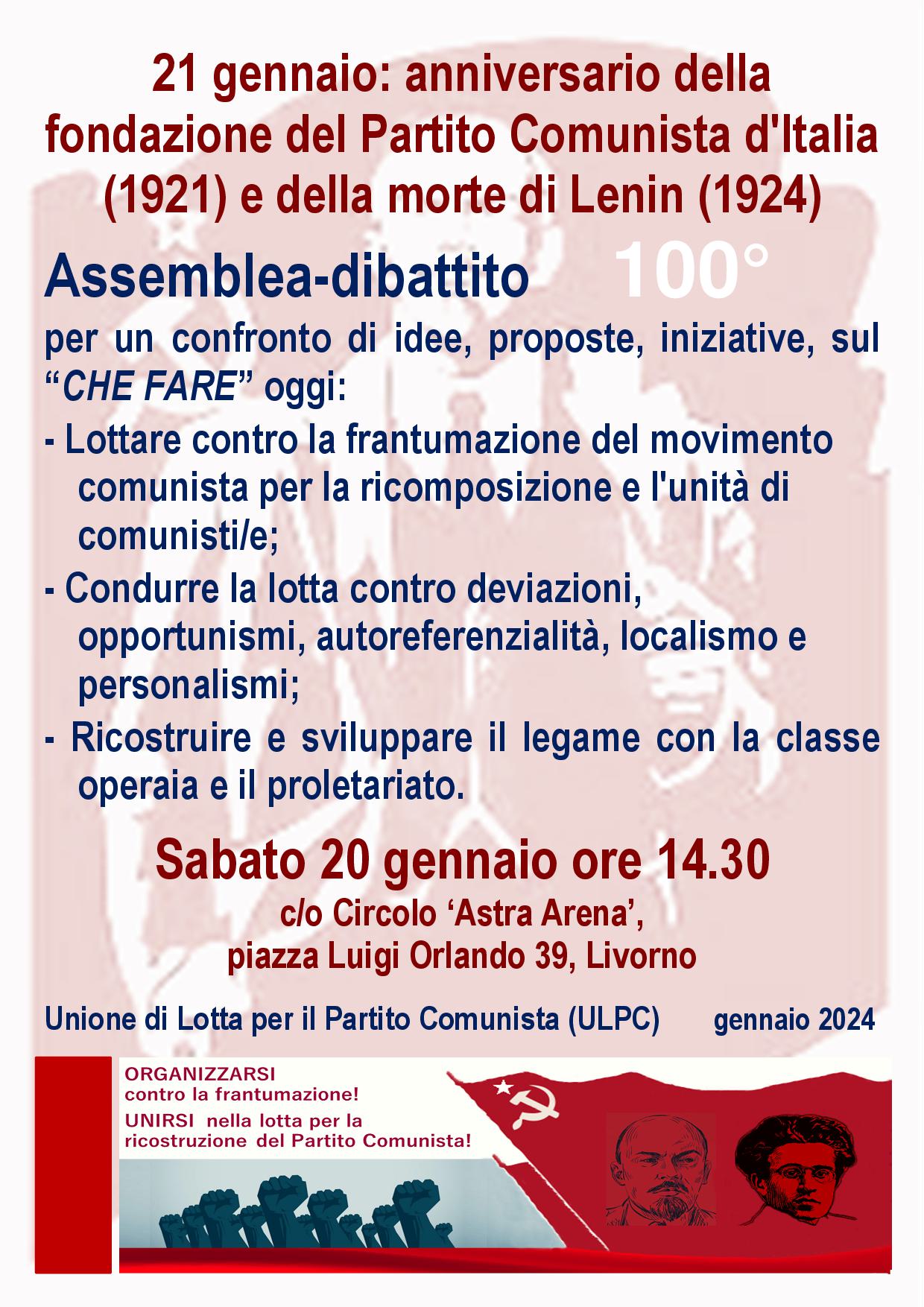 a Livorno – Unione di Lotta per il Partito Comunista (ULPC)